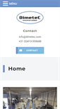 Mobile Screenshot of dimetec.com